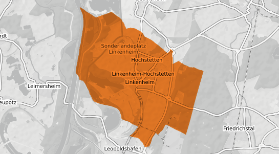 Mietspiegelkarte Linkenheim Hochstetten